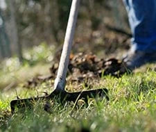 erde rasen gartenkorn düngen mähen